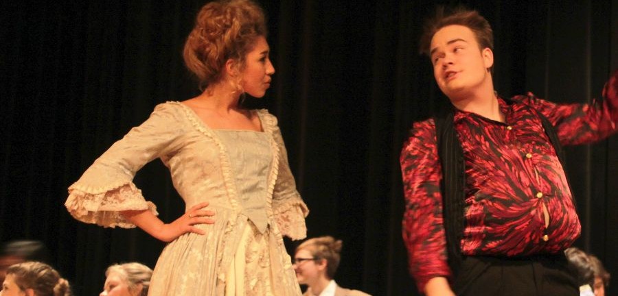 Kaylyn Fors plays the Host in Merry Wives of Windsor