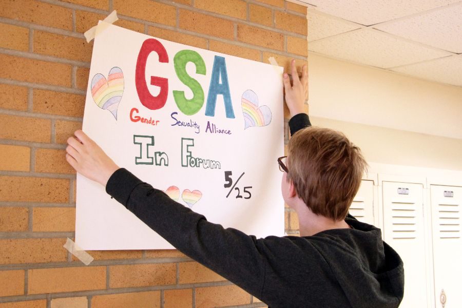 GSA leaders frustrated by missing posters