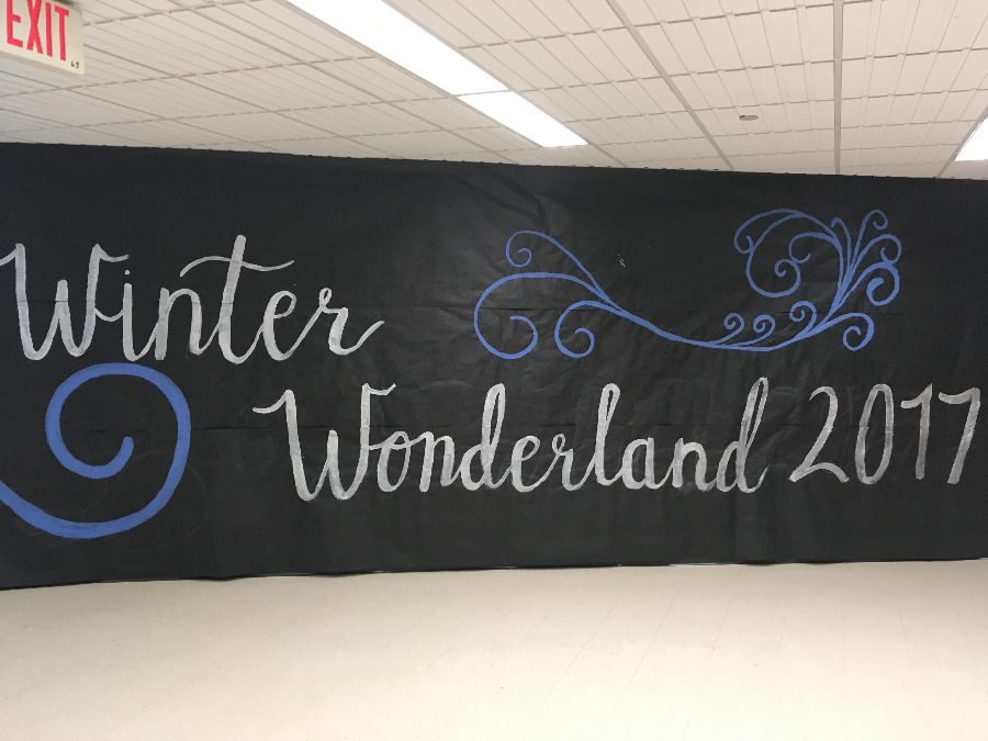 Decorations for the Winter Wonderland Dance