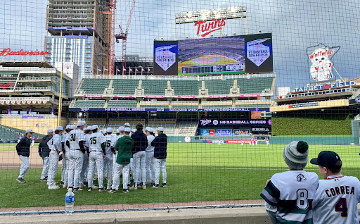 Mounds View Baseball takes the field at Target Stadium