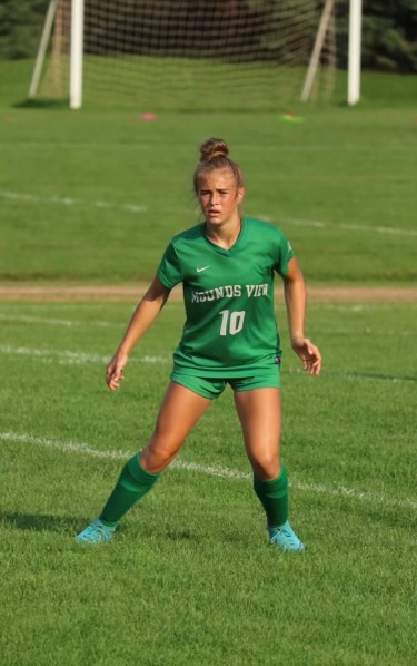 Molly Nystrom in soccer uniform