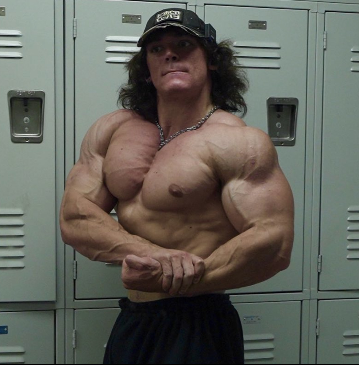 Pictured is Sam Sulek, TikTok influencer/bodybuilder who admits to using steroids.